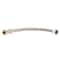 Quickfitting 1/2in Push-to-Connect Straight Valve x 7/8in Ballcock x 12in Length Toilet Connector Hose LF756SR - alternate 2
